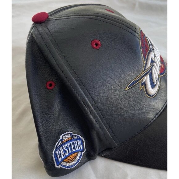 Vintage Cleveland Cavaliers Leather SnapBack Belt Hat Men’s RARE - Picture 7 of 10